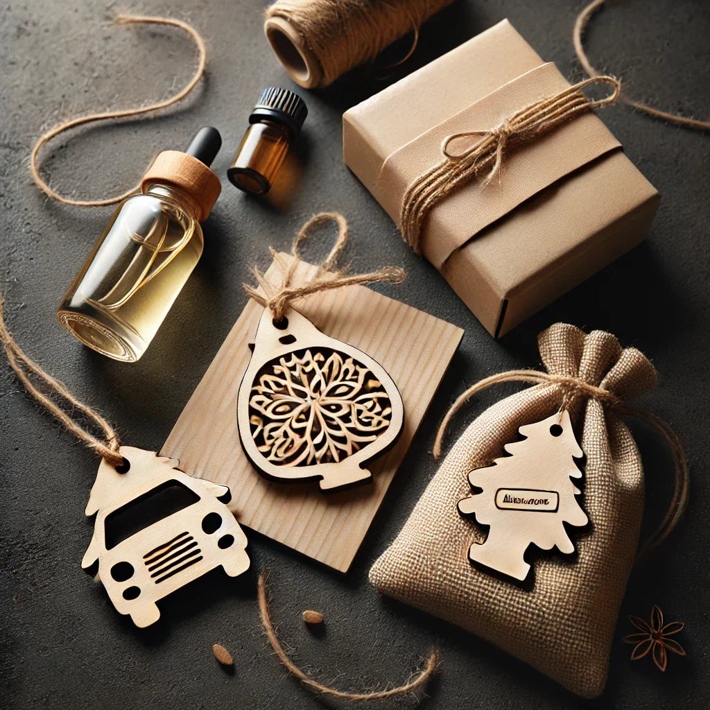 The Natural Scent of Style: Laser-Engraved Car Air Fresheners