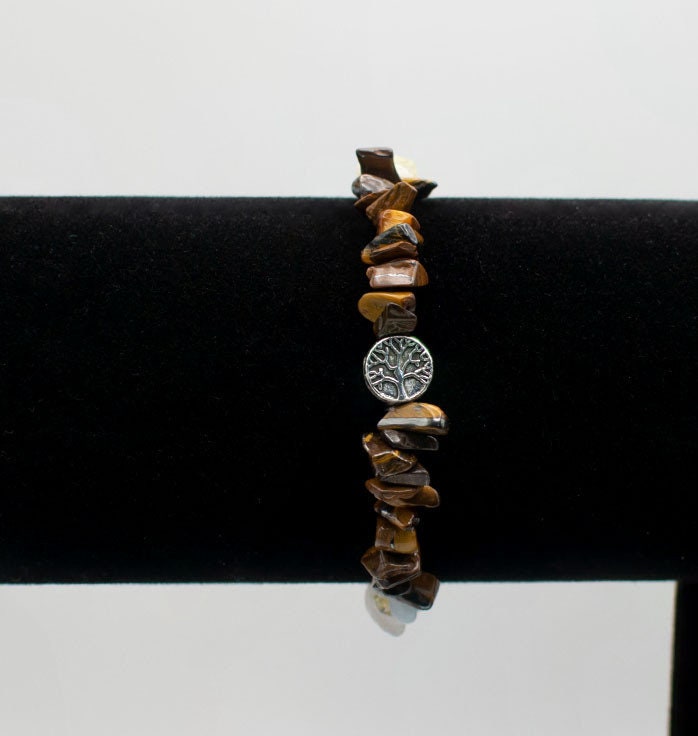 Tiger Eye And Agate Chipstone Bracelet