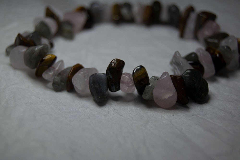 Tiger Eye And Agate Chipstone Bracelet