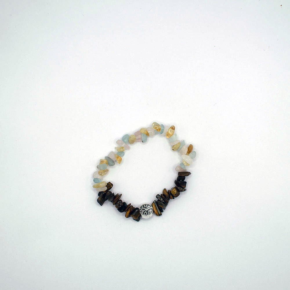 Tiger Eye And Agate Chipstone Bracelet