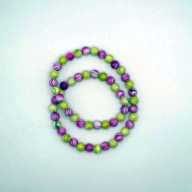 Green And Purple Necklace