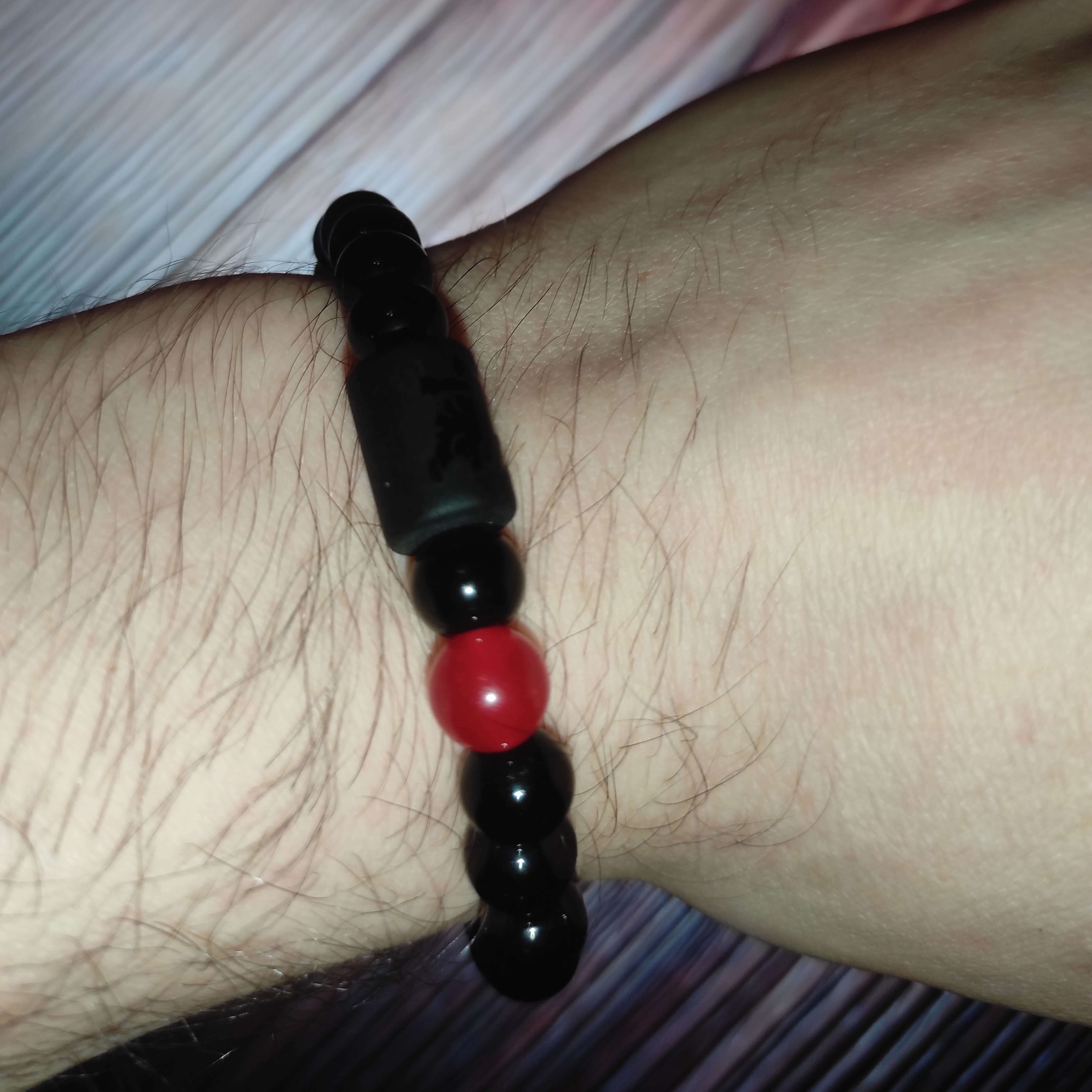 Leo , Black Onyx & Tiger Eye Bracelet With Fire Element Stone