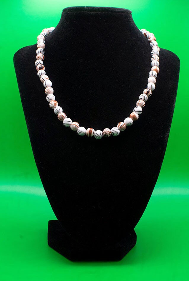 White Beads Necklace