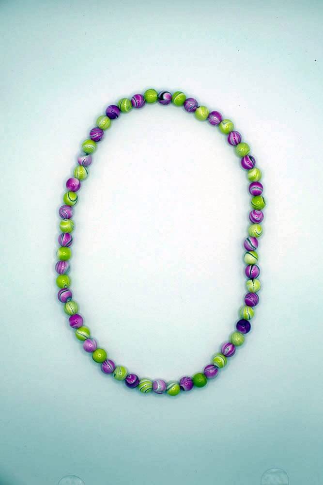 Green And Purple Necklace