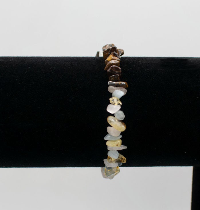 Tiger Eye And Agate Chipstone Bracelet