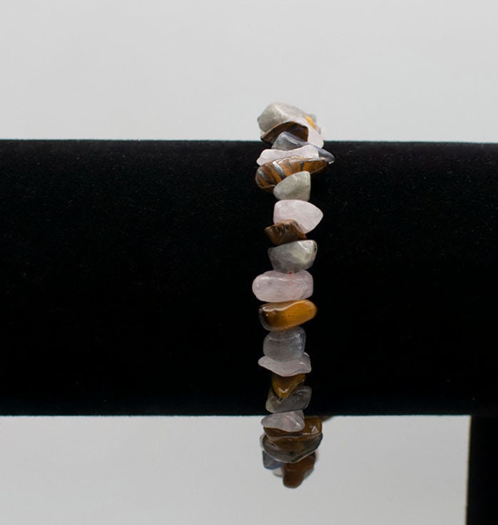 Tiger Eye And Agate Chipstone Bracelet